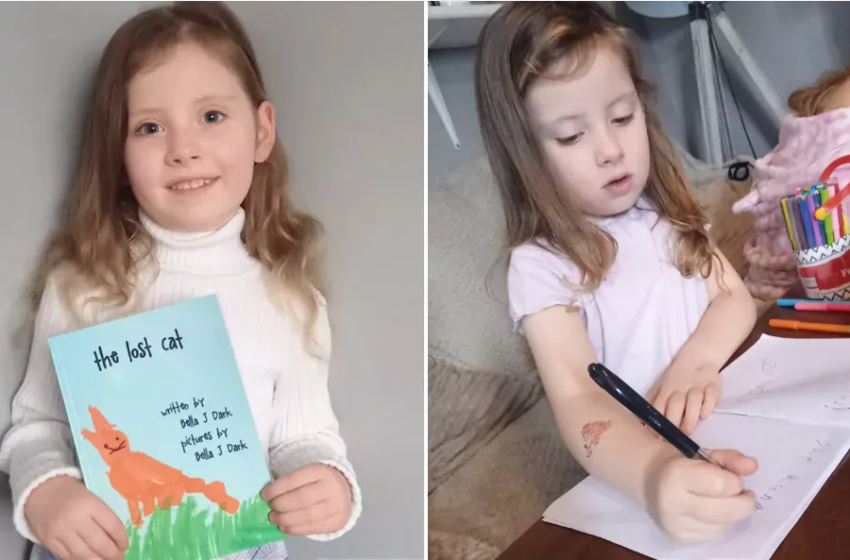  Pesëvjeçarja britanike bëhet vajza më e re që publikon libër