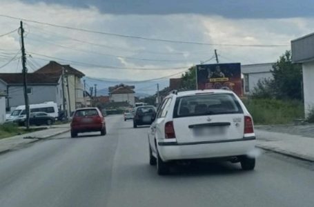 Gjobitet me 200 euro, 2 pikë negative dhe 3 muaj ndalim vozitje shoferi që bëri tejkalim të parregullt në Gjilan